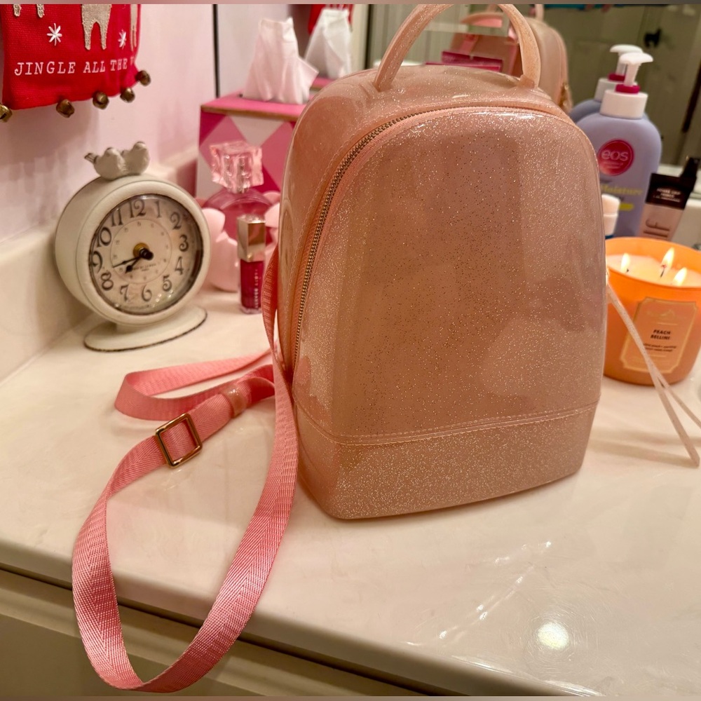 Pink Glitter Jelly Bag 💕✨